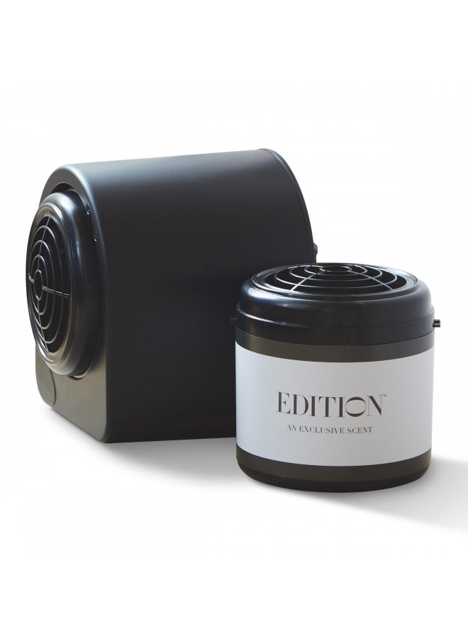 EDITION Fragrance Diffuser Set - Includes Scent Machine and Scent Cartridge - Notes of Black Tea, Sicilian Bergamot, and Cedarwood