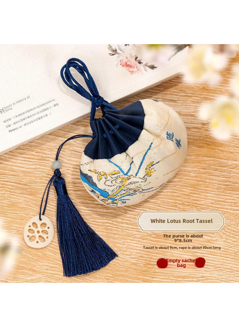 Dragon Boat Festival Herbal Sachet PouchH1 White Lotus Root Slices Tassel (Empty Sac) H1 White Lotus Root Slices Tassel (Empty Sac)