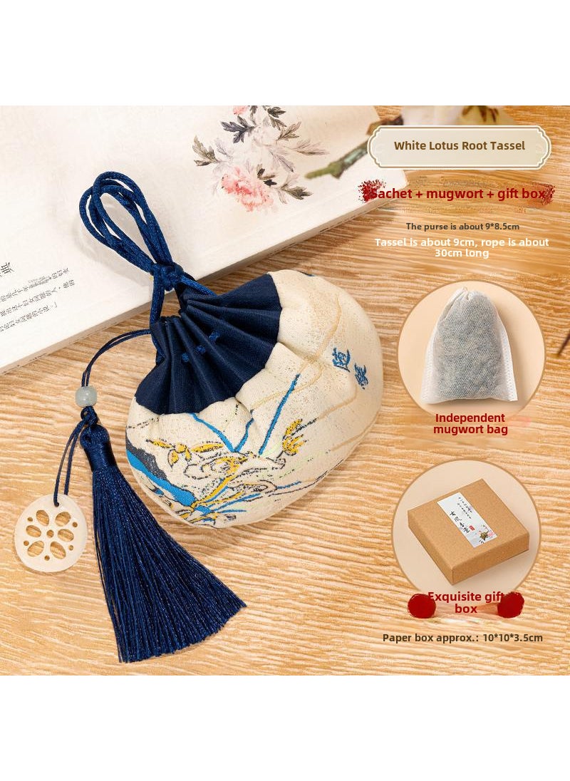 Dragon Boat Festival Herbal Sachet PouchH2 white lotus root slice tassel (empty sac wormwood) H2 white lotus root slice tassel (empty sac wormwood)