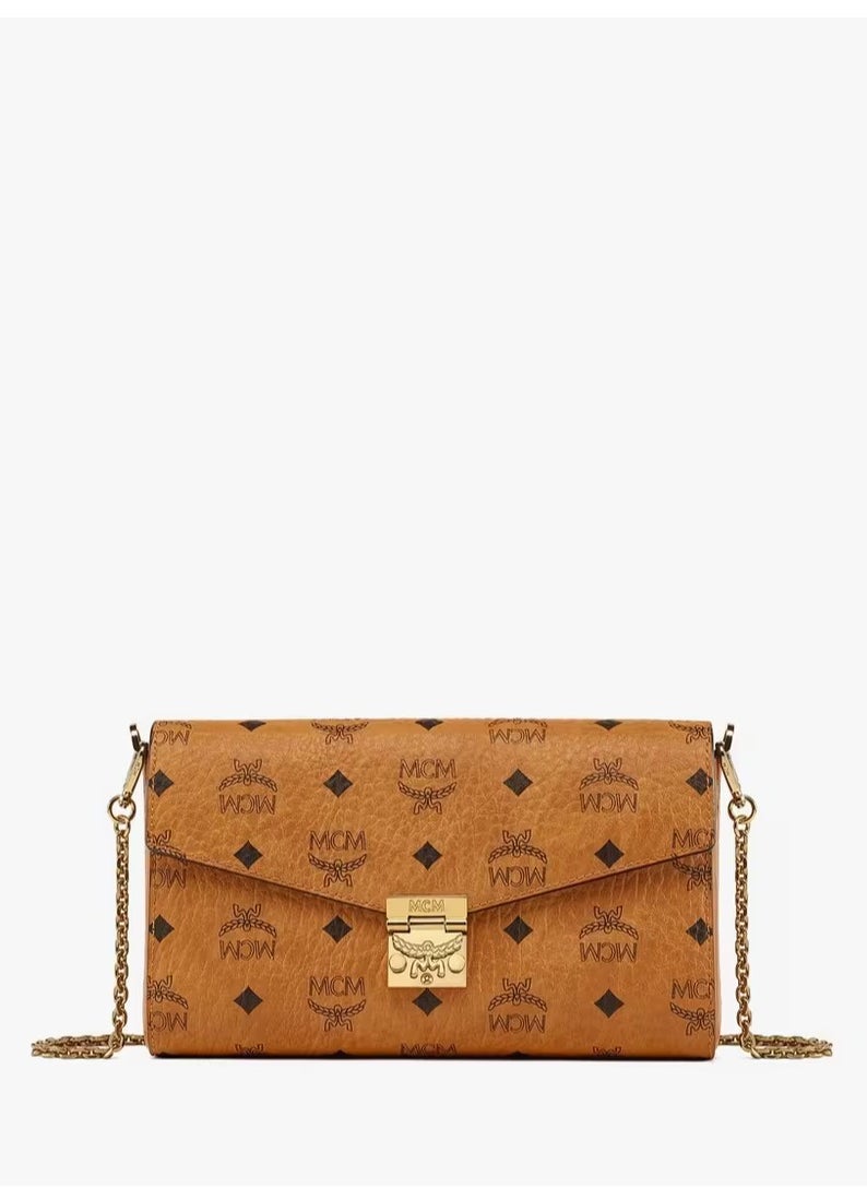 MCM Tracy Chain Wallet in Visetos