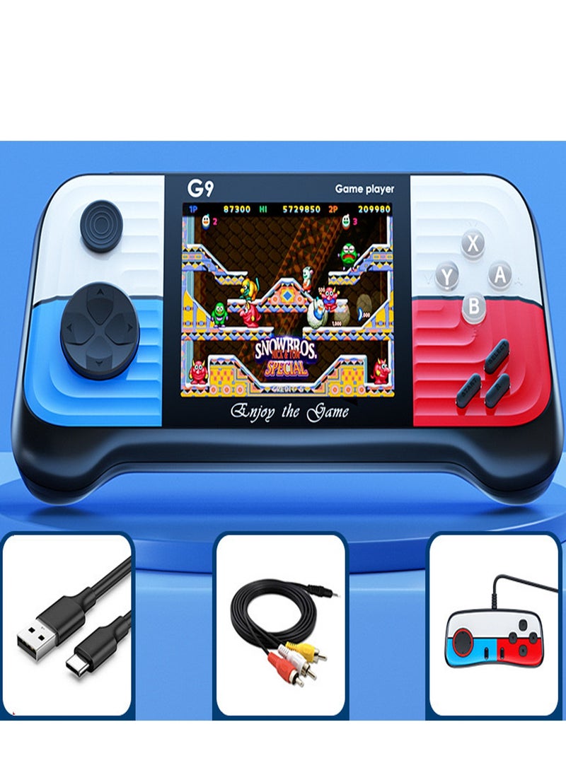 Handheld Game Console with 666 Classical Games,Mini Retro Game Player Support for Connecting TV and Two Players, 1020mAh Rechargeable Battery, Present for Kids and Adult