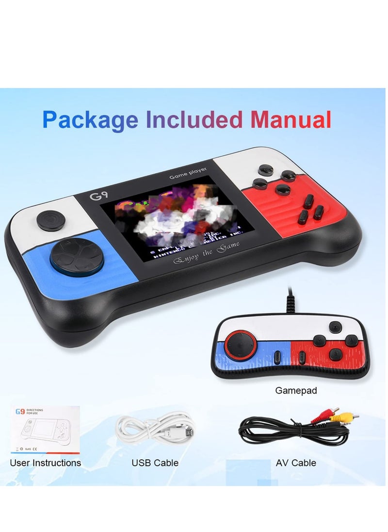 Handheld Game Console with 666 Classical Games,Mini Retro Game Player Support for Connecting TV and Two Players, 1020mAh Rechargeable Battery, Present for Kids and Adult