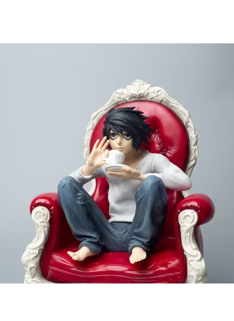 Super Size 24*35*12CM Death Note L Sofa Drink Coffee