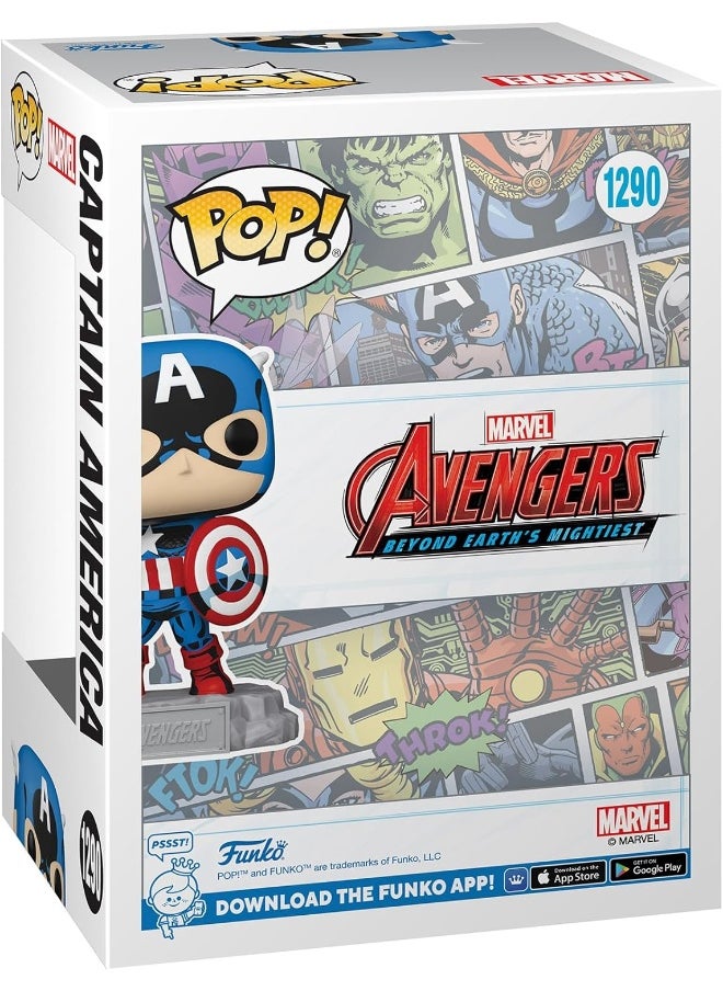 Funko Pop! & Pin: The Avengers: Earth's Mightiest Heroes - 60th Anniversary, Captain America with Pin, Exclusive