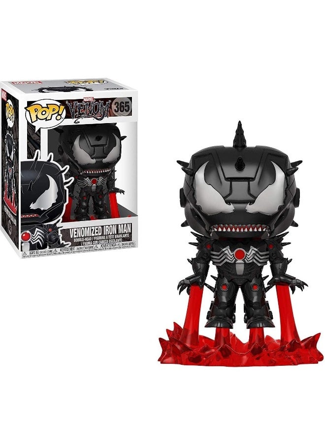 POP Marvel: Venom - Venomized Iron Man Funko Vinyl Figure (Bundled with Compatible Box Protector Case)