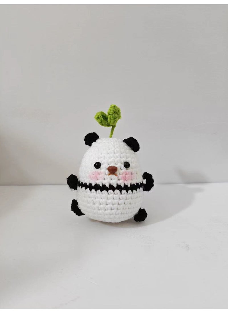 Handmade Knit Penguin Doll Stress Relief Giant Panda