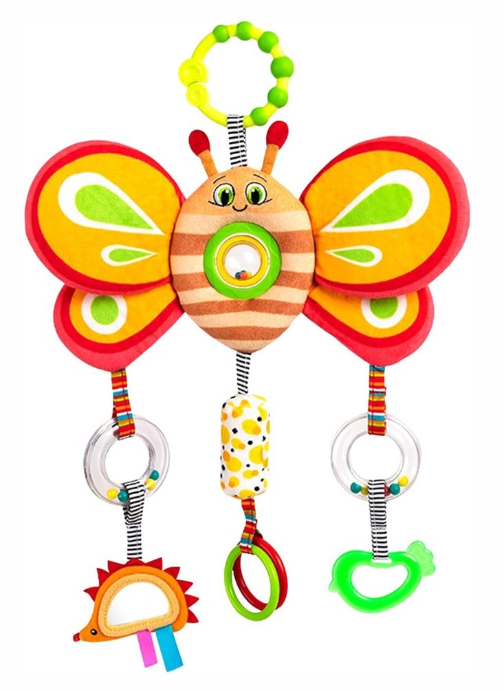 Factory Price Activity Hanging Plush Toys With Rattle Sound - Butterfly