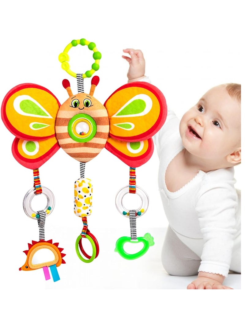 Factory Price Activity Hanging Plush Toys With Rattle Sound - Butterfly