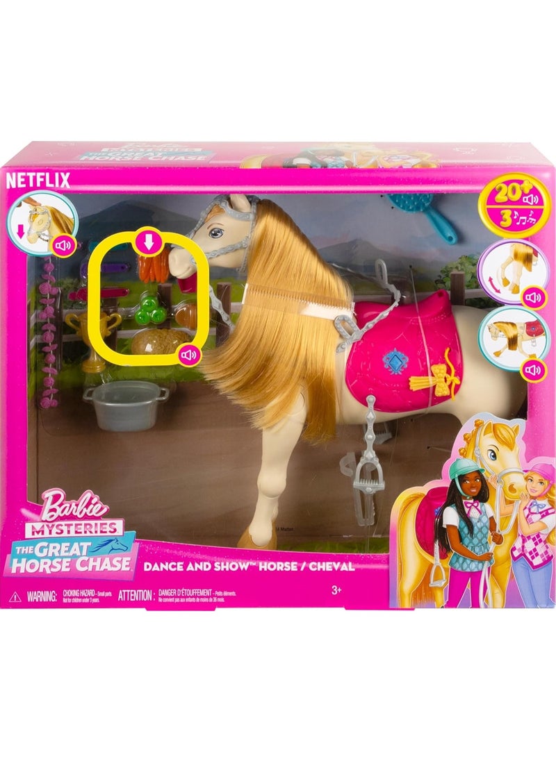 Barbie Mysteries The Great Horse Chase Dance And Show Horse - Cheval