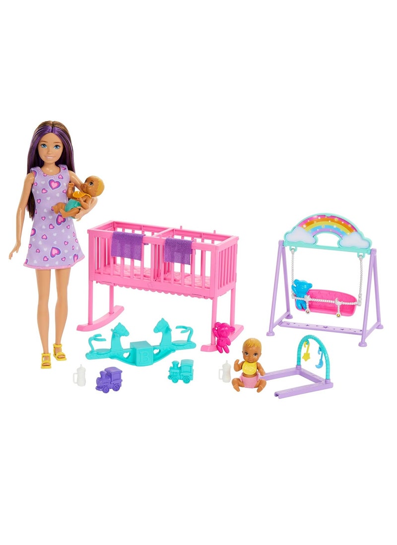 Barbie Skipper Babysitters - Twinning Nursery Playset