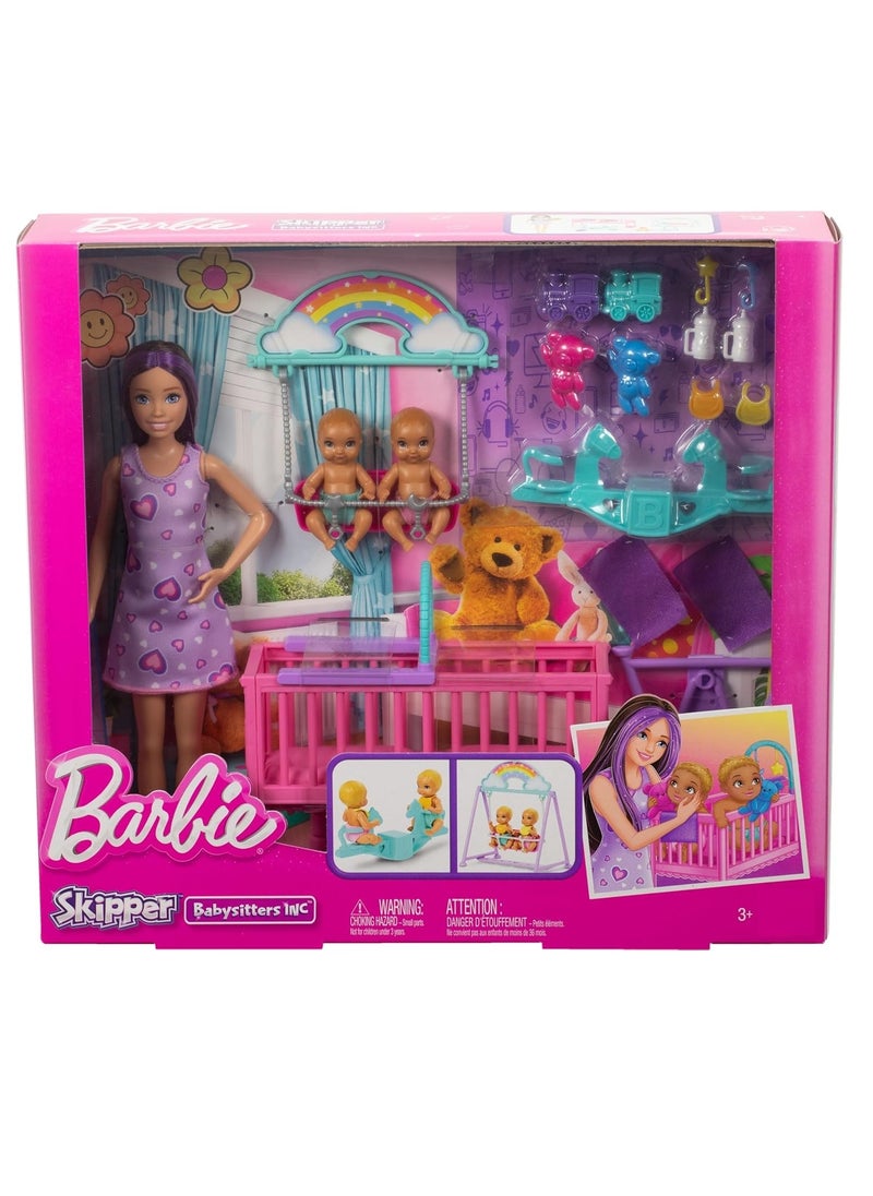 Barbie Skipper Babysitters - Twinning Nursery Playset