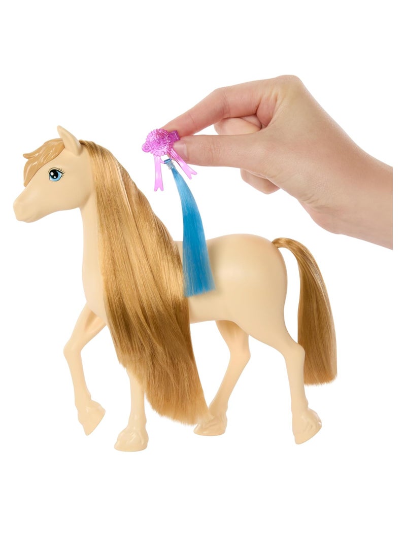 Barbie Mysteries The Great Horse Chase Barbie Chasing the Lost Horse, Pony and accessories Very long mane to style (styles may vary)