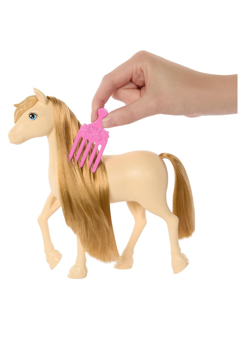 Barbie Mysteries The Great Horse Chase Barbie Chasing the Lost Horse, Pony and accessories Very long mane to style (styles may vary)