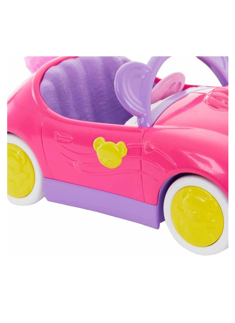 Barbie Chelsea Vehicle Set With Blonde Small Doll