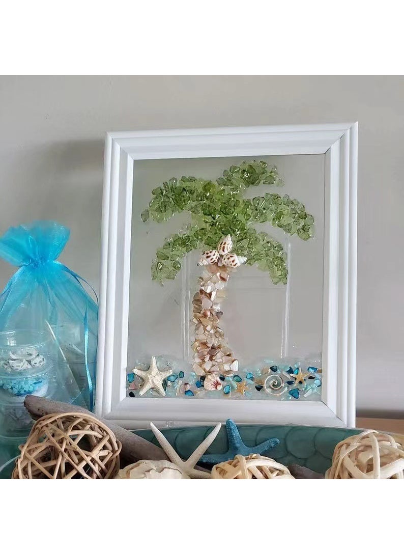 New DIY Resin Art Kit Ocean Craft Coconut tree