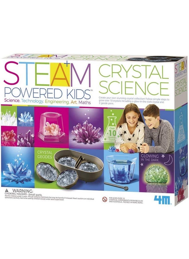 4M Deluxe Crystal Growing Combo Steam Science Kit from STEAM Powered Kids, For Boys & Girls Ages 10+