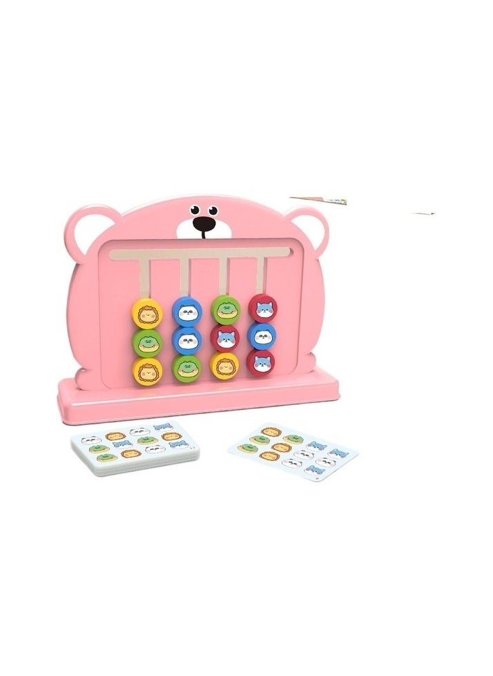 Educational toys Montessori Early Education Game for 2 years old Colour:Light pink