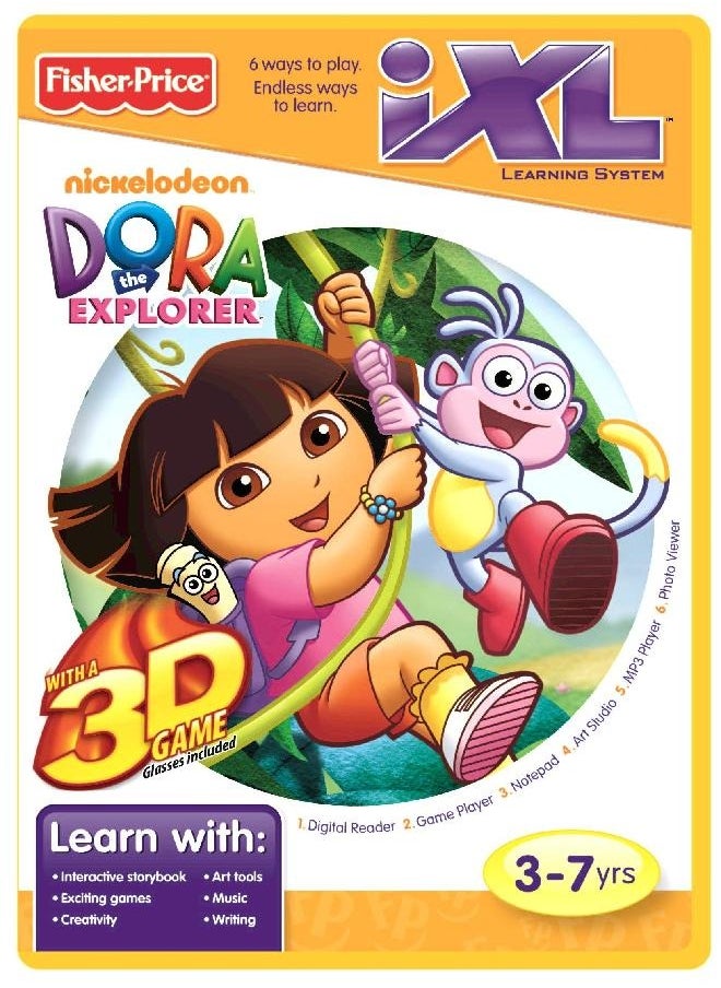 Fisher-Price iXL Learning System Software Dora the Explorer 3D