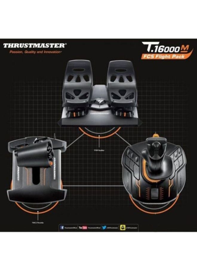 T16000M FCS HOTAS for PC, Ambidextrous design