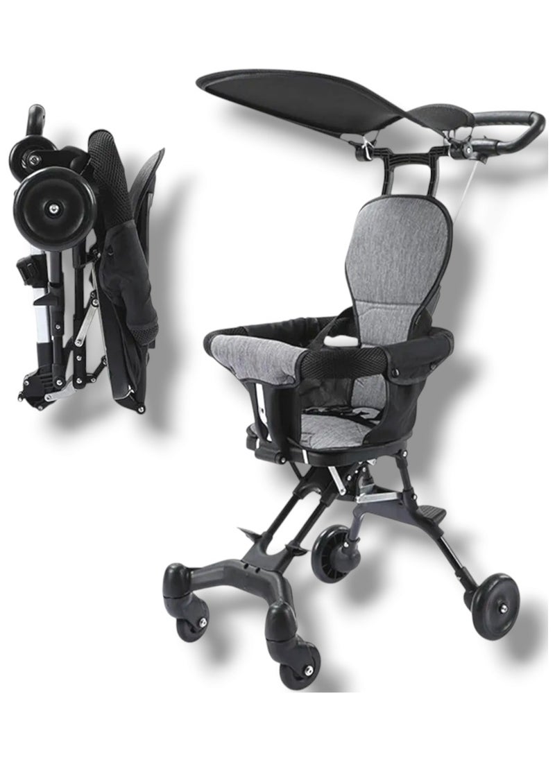 airplane baby stroller foldable with canopy