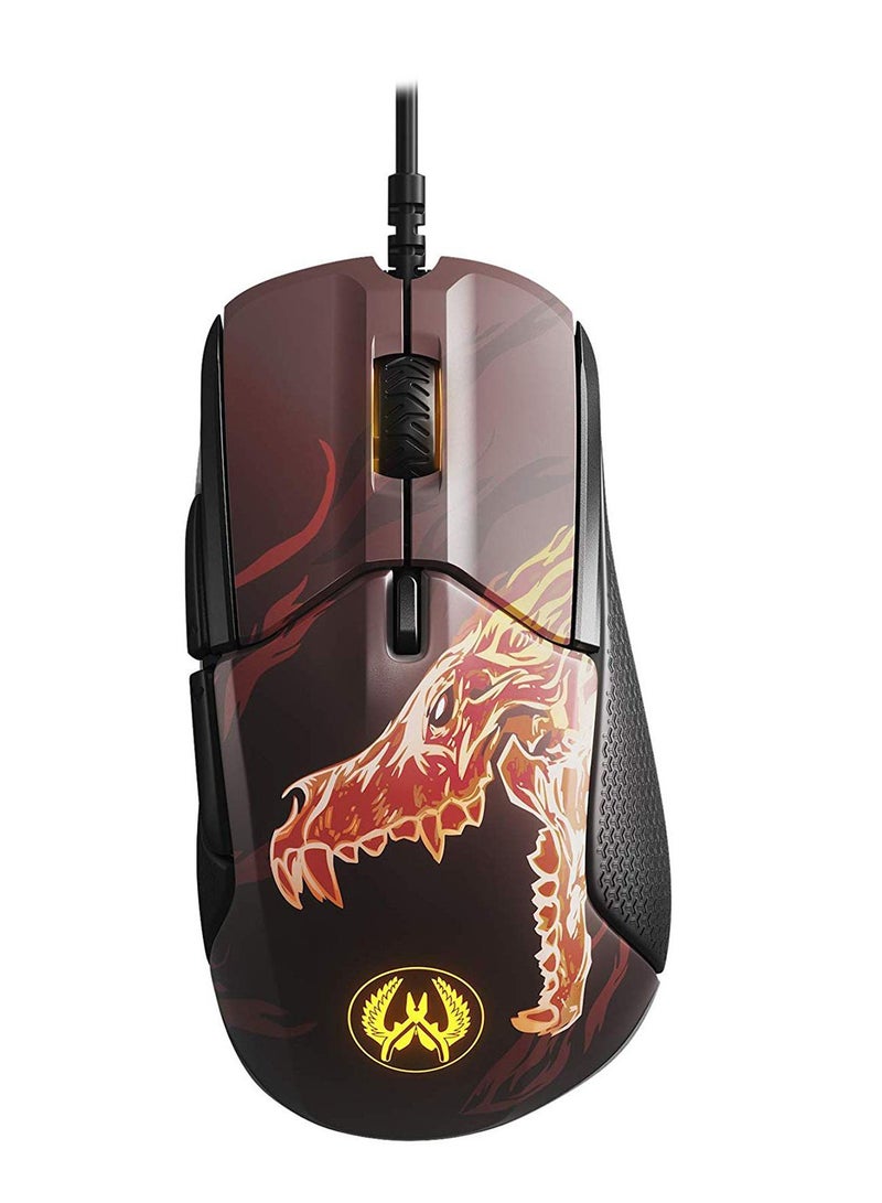 Rival 310 Csgo Howl Edition Wired Gaming Mouse Brown