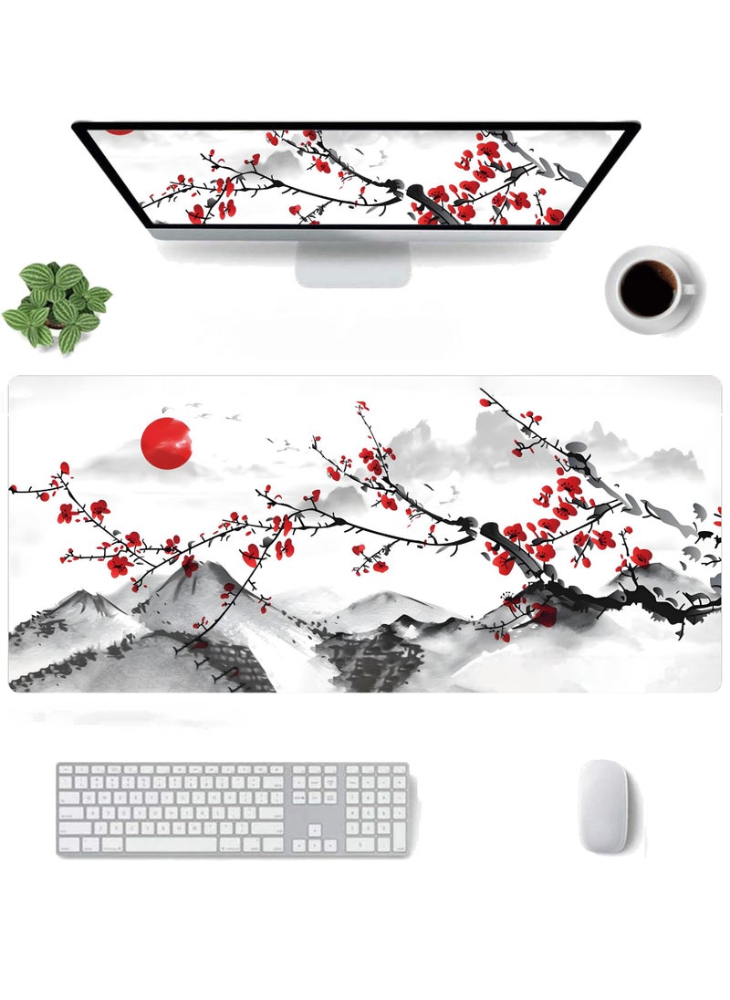 Gift Gaming Mouse Pad Extended Large Mat Desk Pad Stitched Edges Mousepad Long Mouse Pad And Non-Slip Rubber Base Mice Pad 900x400x4mm