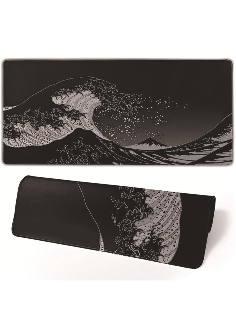 Gift Gaming Mouse Pad Extended Large Mat Desk Pad Stitched Edges Mousepad Long Mouse Pad And Non-Slip Rubber Base Mice Pad 900x400x4mm