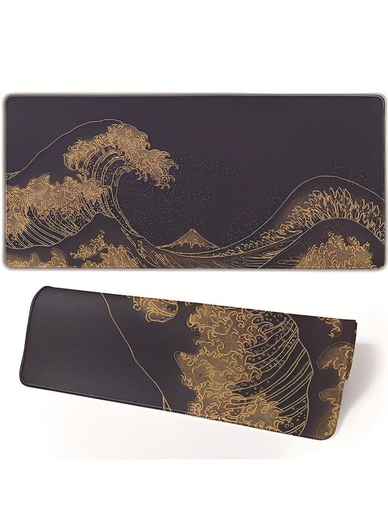 Gift Gaming Mouse Pad Extended Large Mat Desk Pad Stitched Edges Mousepad Long Mouse Pad And Non-Slip Rubber Base Mice Pad 900x400x4mm