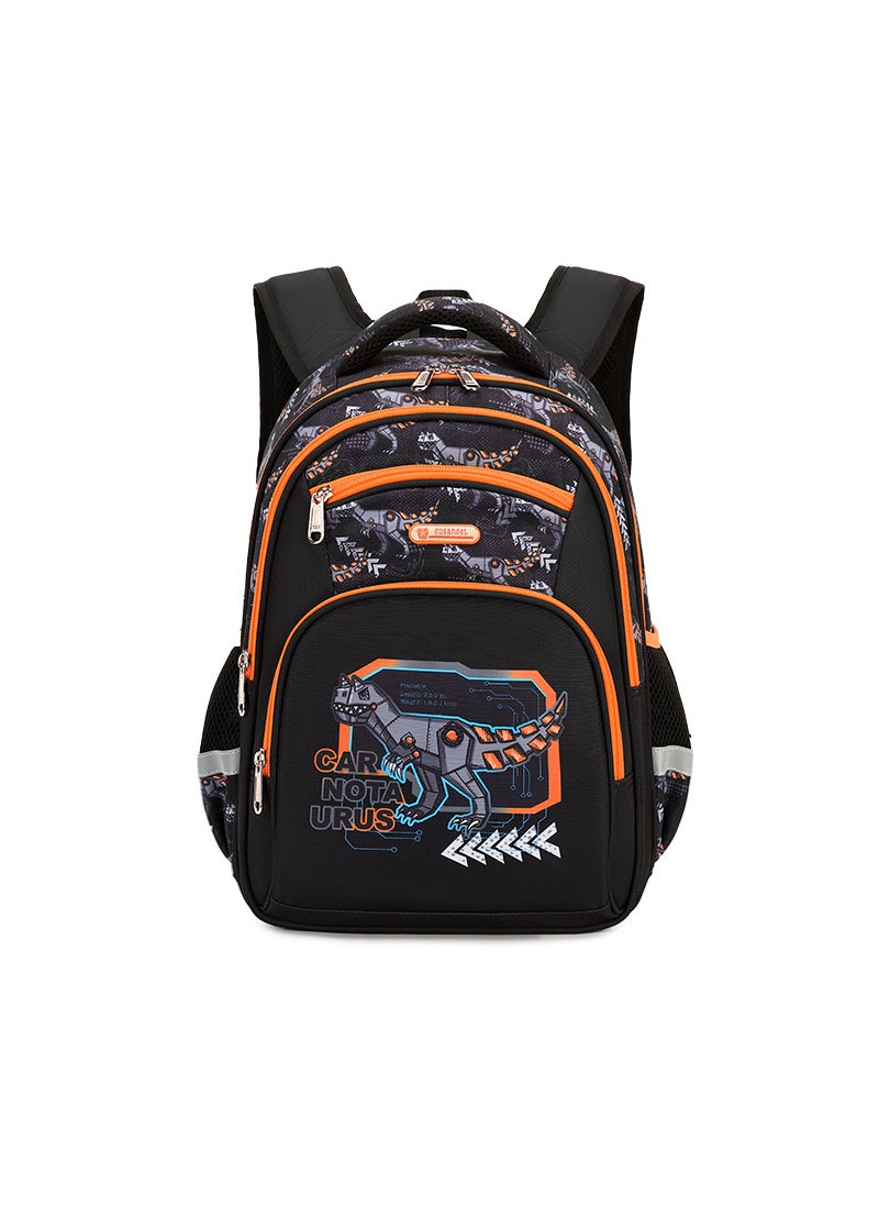 MOK Lightweight Kids School Backpack for Boys and Girls 3-6 Grades mechanical dragon