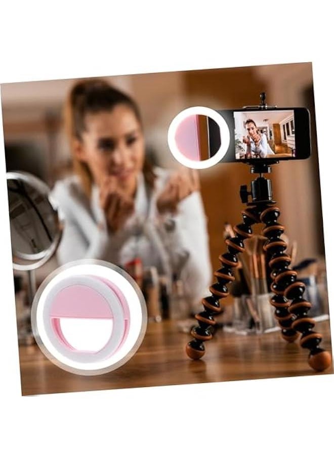 Phone Selfie Light Clip On Light for Cellphone Rechargeable Led Light with Adjustable Brightness Levels for Phone Tablet Laptop and Camera