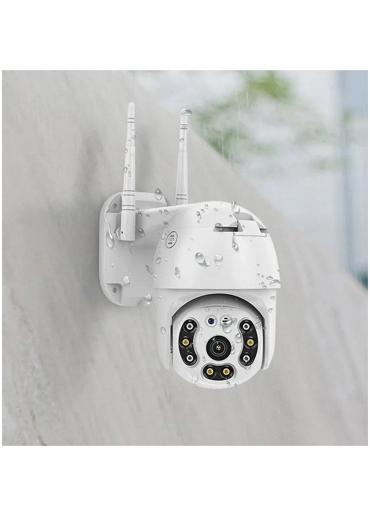 2MP WiFi Security Camera for Home - 360° Surveillance, Smartphone Connectivity Camera for Baby Monitor - Wireless Indoor CCTV with Human Detection & Two-Way Audio