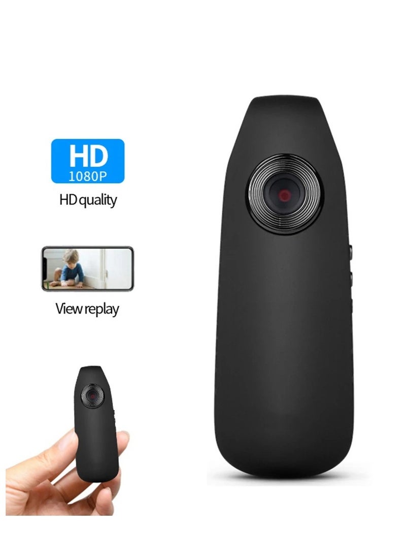 Mini Portable 007 Body Camera HD Micro Cam Pocket Video Recorder with Motion Detection for Outdoor Sports Interviews and Meetings 560mAh 16:9