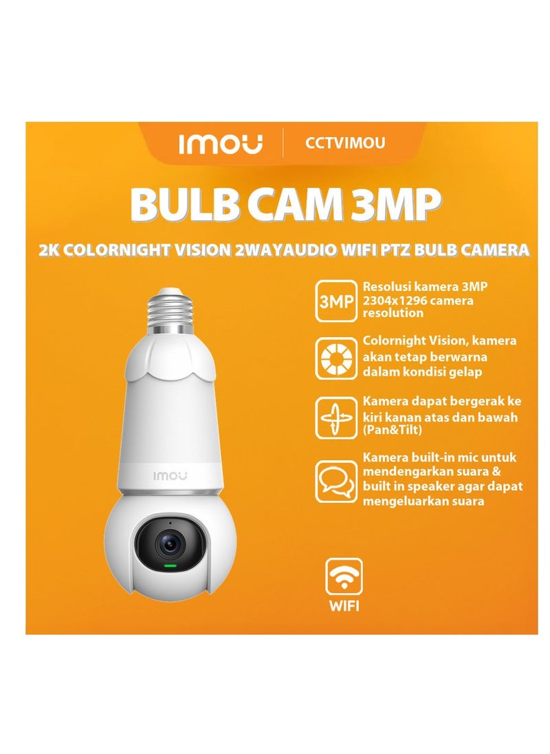 IMOU 3MP BULB CAMERA WIFI