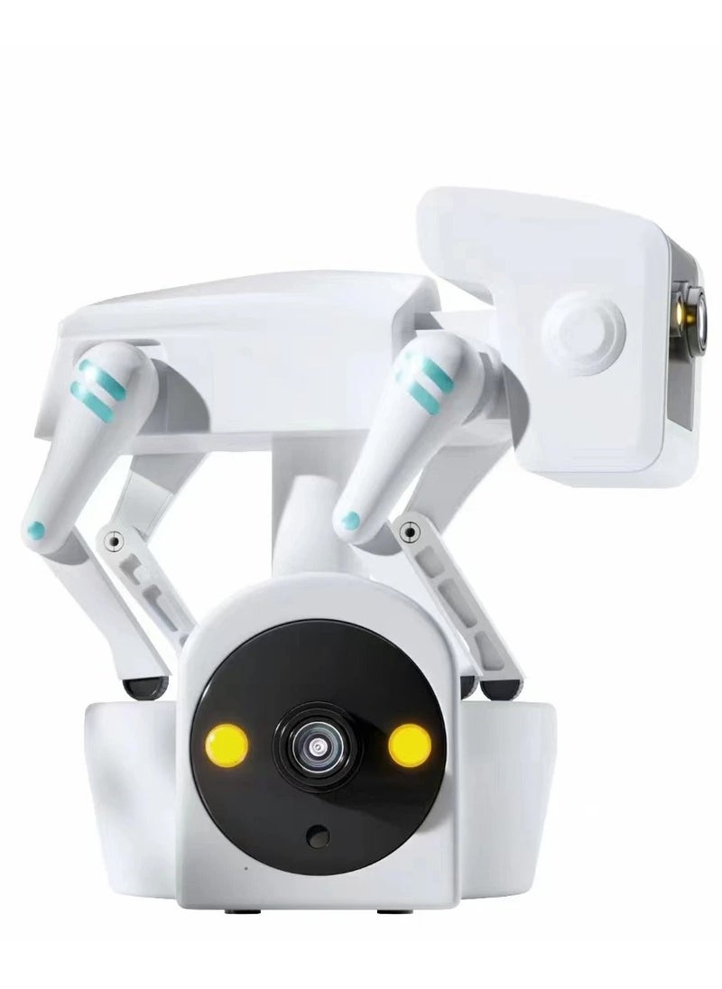 Wifi Camera with 3MP HD 1080P Night Camera Monitoring Robot Dog Shaped