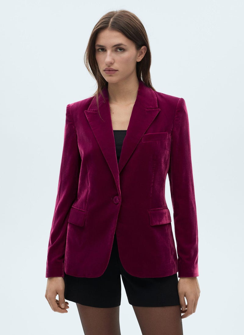 Velvet Blazer