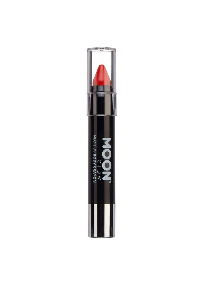 Neon Uv Paint Stick Body Crayon For The Face & Body Intense Red