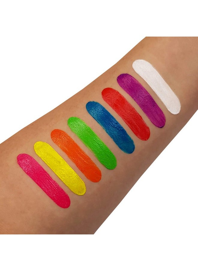 Neon Uv Paint Stick Body Crayon For The Face & Body Intense Red