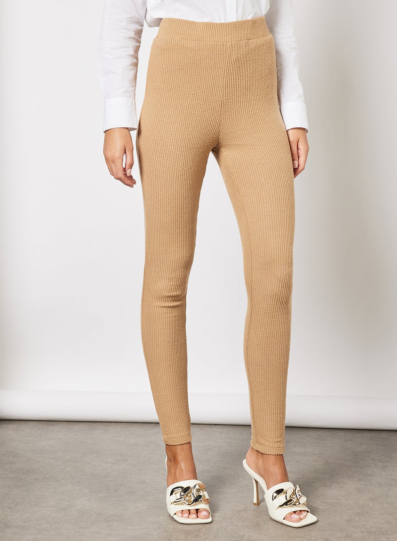 Ribbed Leggings Tigers Eye