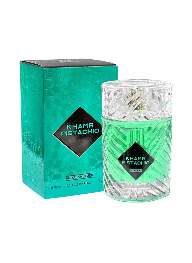 Khamr Pistachio Perfumes for Men and Women - Unisex Arabic Perfume, 100ml