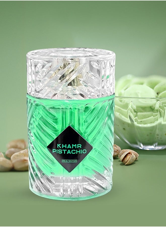 Khamr Pistachio Perfumes for Men and Women - Unisex Arabic Perfume, 100ml