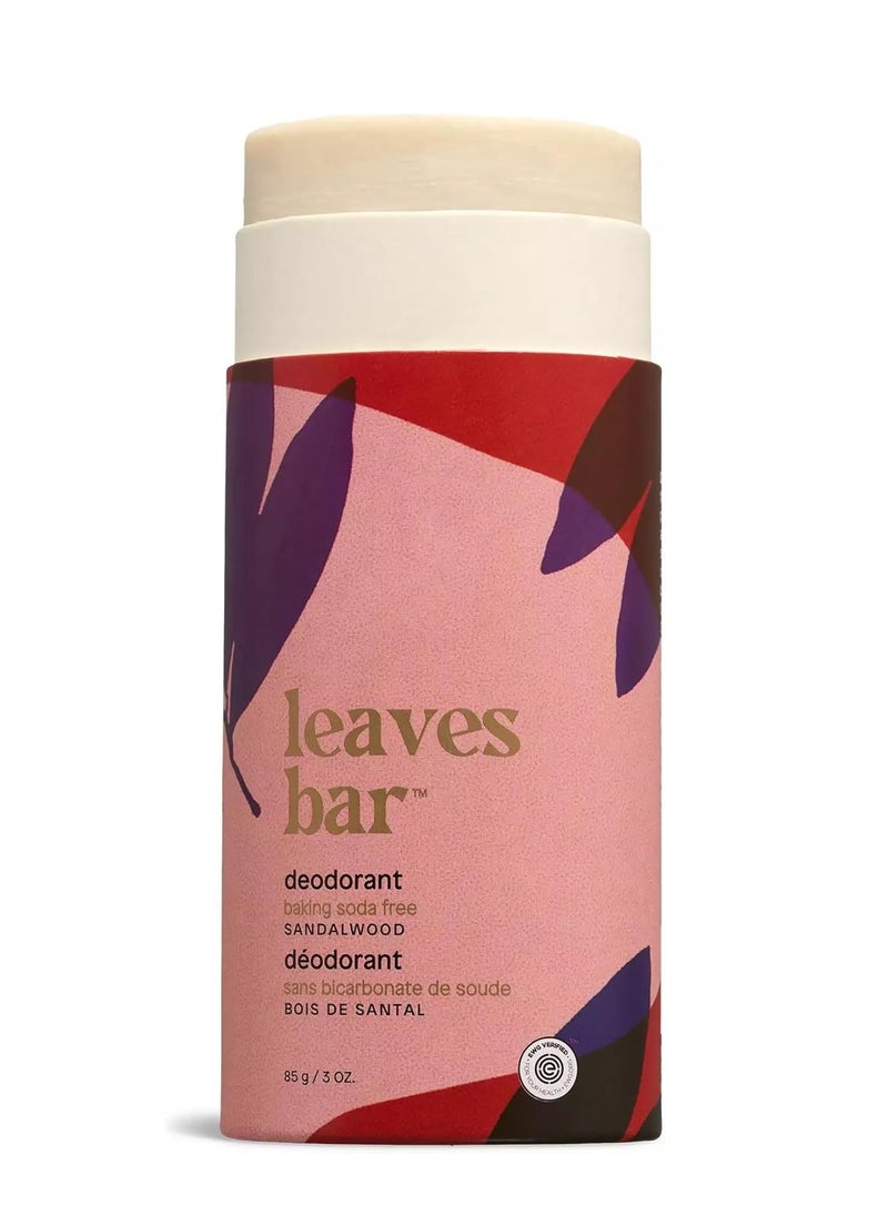 Baking Soda Free Deodorant EWG Verified Vegan and Plastic free Body Care Sandalwood 85 grams