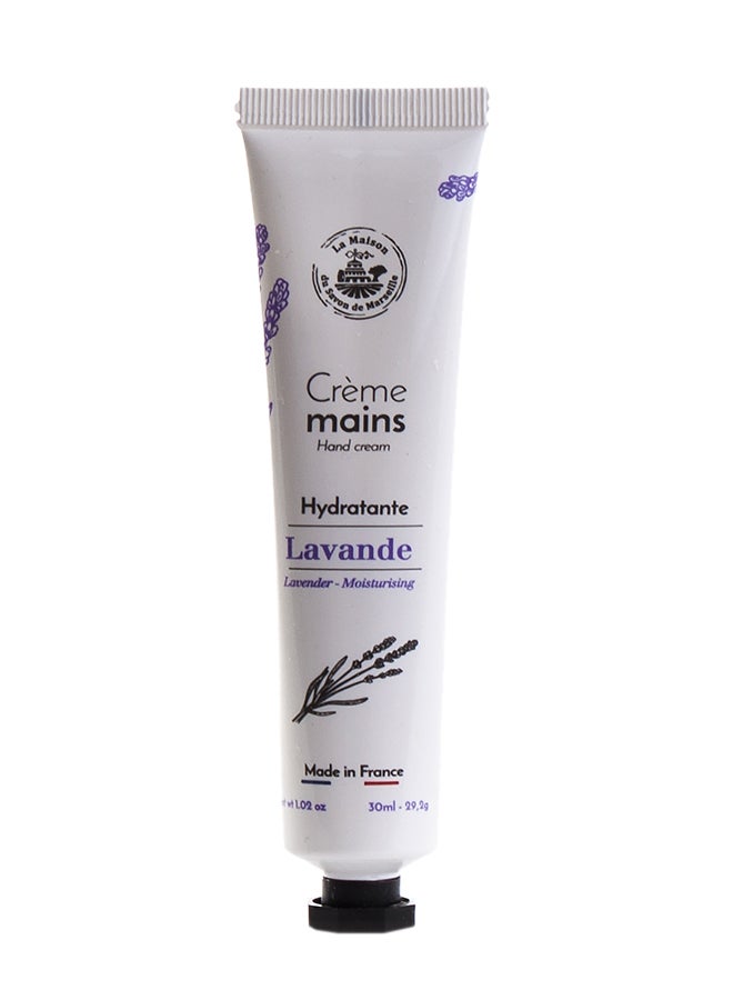 Lavender Hand Cream Tube White 30ml