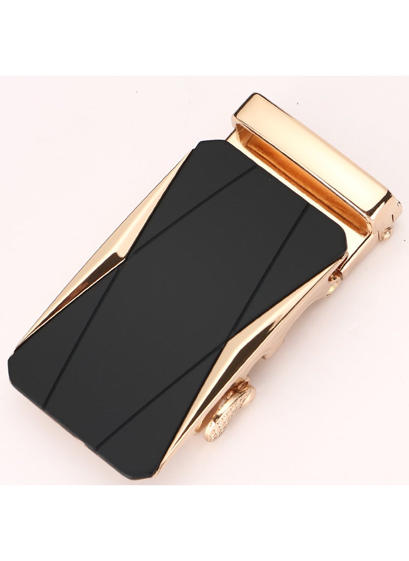 Guanpin 3.5cm mens belt buckle pants Buckle Head casual waist head business accessories automatic buckle factory wholesale 620 gold