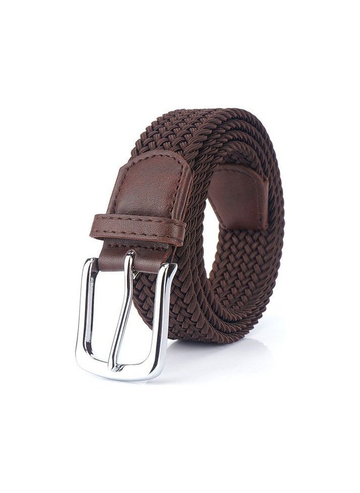 Male daily Nylon belt Colour:Brown Body:125 cm