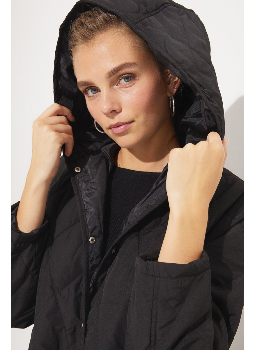 Hooded Quilted Coat