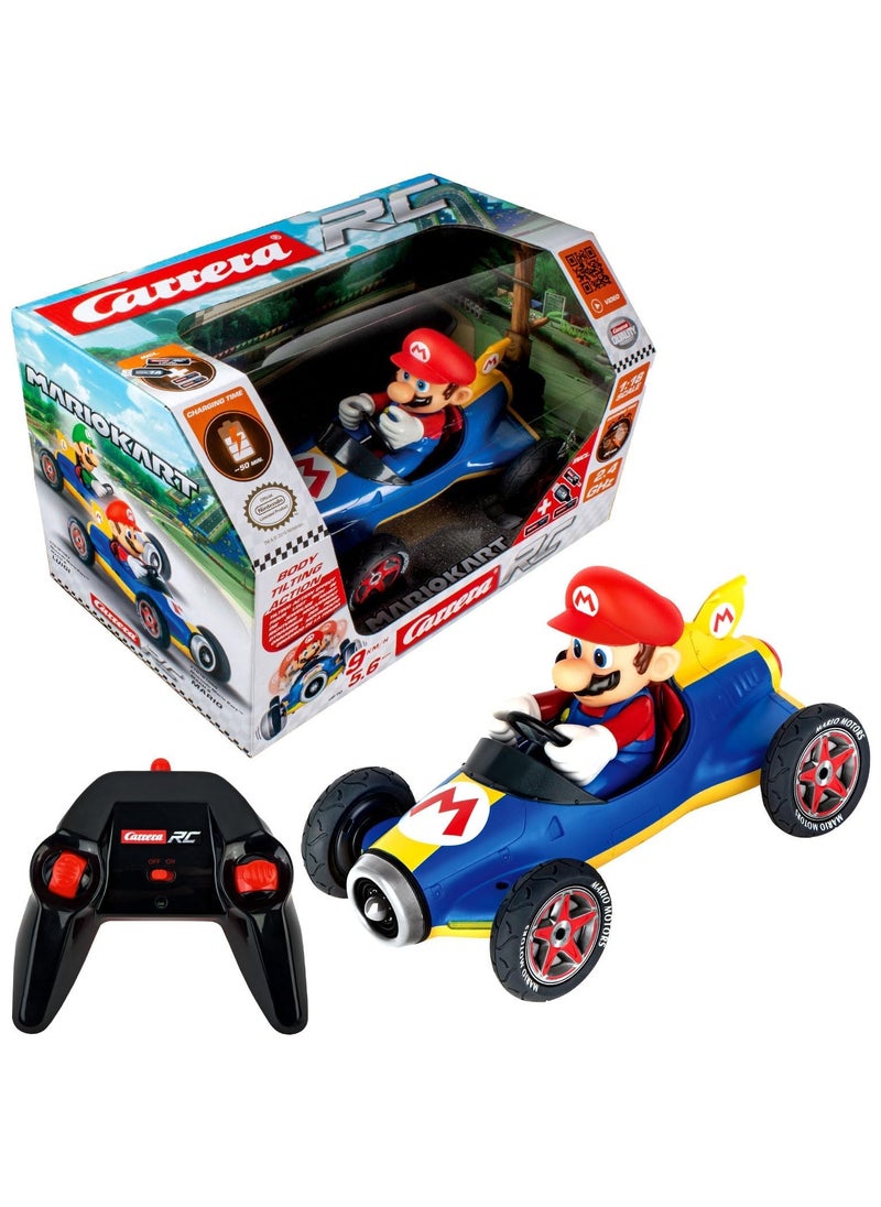 RC Mario Kart Mach 8 Mario Controllable Car | Remote Control Toy for Kids | High-Speed Fun and Action | Perfect for Mario Kart Fans and Collectors