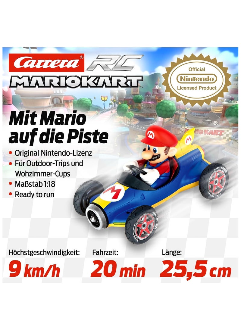 RC Mario Kart Mach 8 Mario Controllable Car | Remote Control Toy for Kids | High-Speed Fun and Action | Perfect for Mario Kart Fans and Collectors