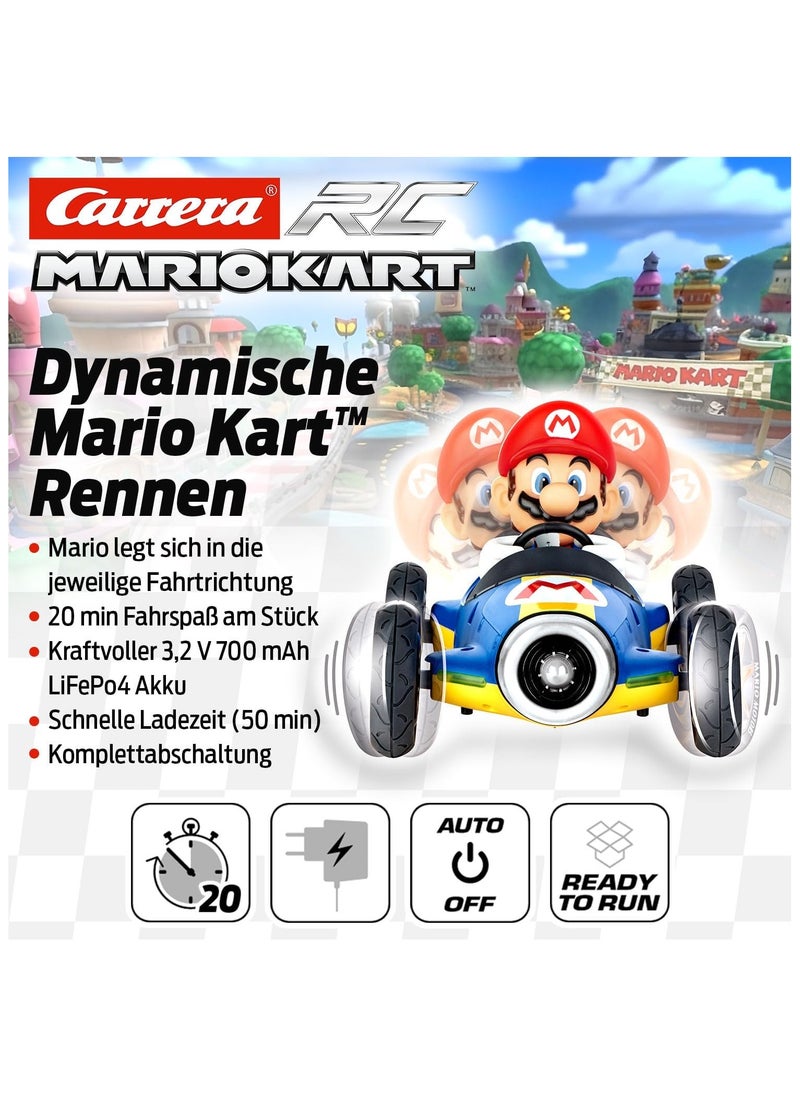 RC Mario Kart Mach 8 Mario Controllable Car | Remote Control Toy for Kids | High-Speed Fun and Action | Perfect for Mario Kart Fans and Collectors