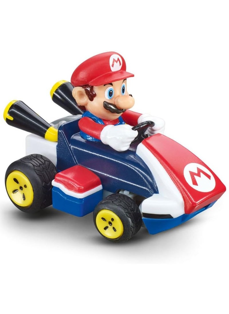 Kart Mini RC, Mario, Red | 2.4 GHz Remote Control Toy | High-speed racing fun for kids | Precise steering, turbo speed, and eco-friendly packaging | Ideal for ages 6+