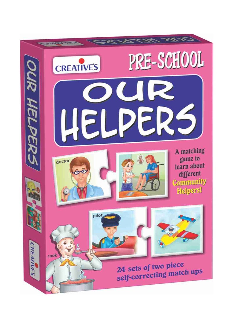 Creative's Our Helper | Pre-School Learning Puzzles | Educational Puzzles | Learn about Different Community Helpers | Self-Correcting Puzzles | Ages 4 & up